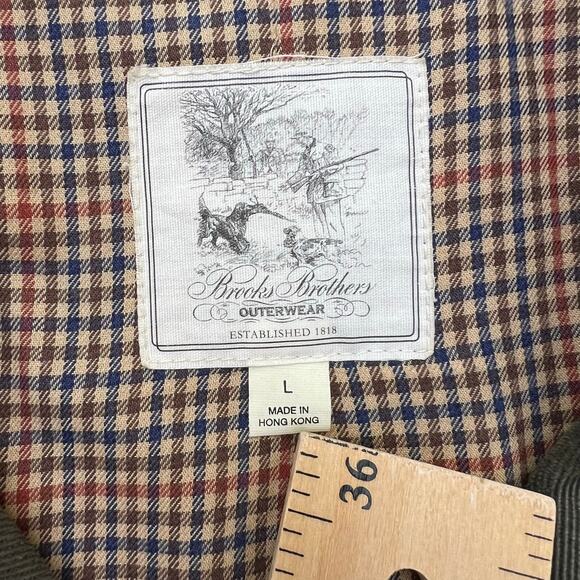 Brooks Brothers Outerwear Green Chore Barn Hunting Field Coat Jacket Safari Line - Picture 2 of 15